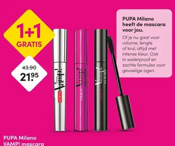 Aanbieding: PUPA Milano VAMP! mascara
