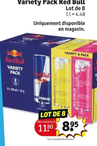 Offre: Variety Pack Red Bull