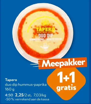 Promotie: Duo dip hummus-paprika