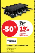 Offre: Appareil a raclette