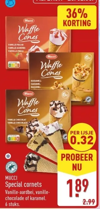 Aanbieding: Waffle Cones