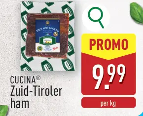 Promotie: CUCINA Zuid-Tiroler ham