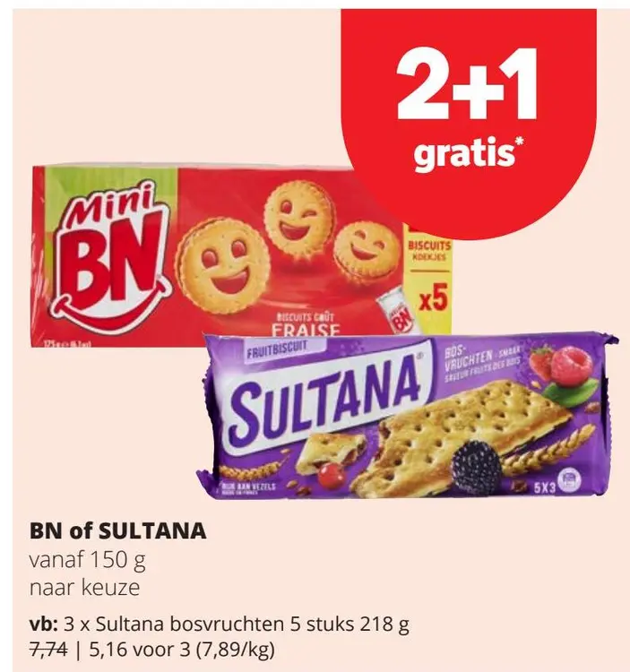 Promotie: BN of SULTANA
