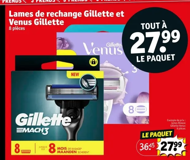 Offre: Lames de rechange
