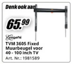 Aanbieding: TVM 3605 Fixed Muurbeugel