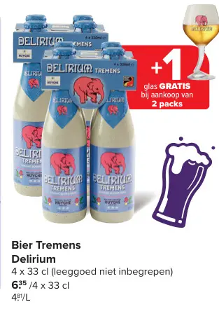 Aanbieding: Bier Tremens Delirium