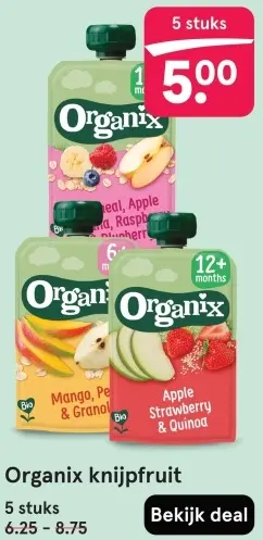 Aanbieding: Knijpfruit