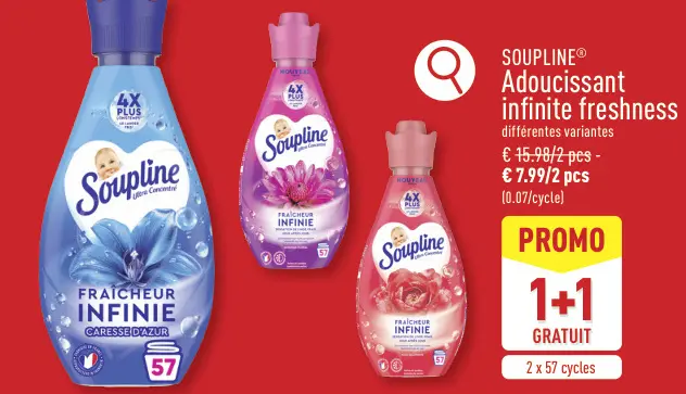 Offre: Soupline Adoucissant infinite freshness