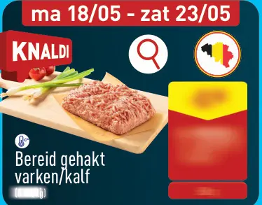 Promotie: Bereid gehakt varken/kalf
