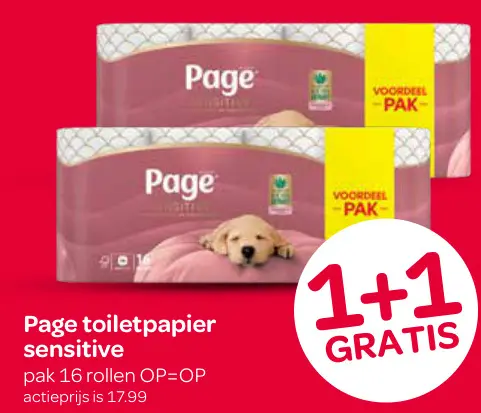 Aanbieding: Toiletpapier sensitive