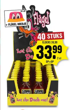 Aanbieding: Flugel 40 flesjes