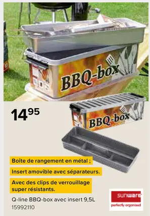 Offre: Q-line BBQ-box avec insert