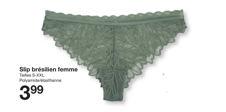 Offre: Slip brésilien femme