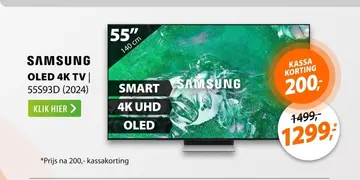 Aanbieding: Samsung OLED 4K 55S93D (2024)