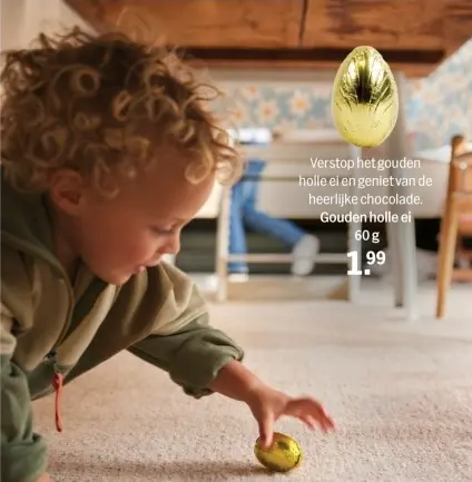 Aanbieding: Gouden holle ei