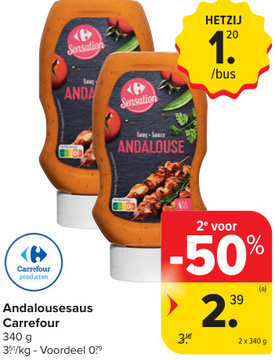 Aanbieding: Andalousesaus Carrefour