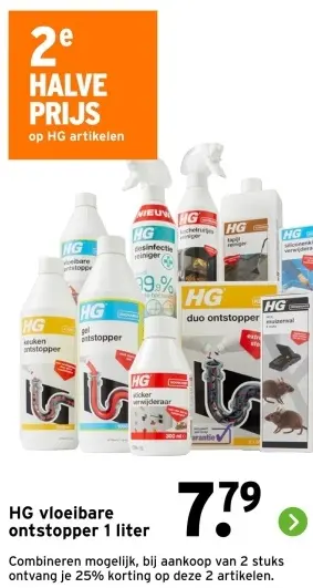 Aanbieding: Vloeibare ontstopper