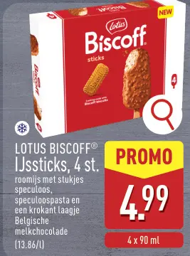 Promotie: LOTUS BISCOFF® IJssticks