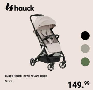 Aanbieding: Buggy Hauck Travel N Care Beige