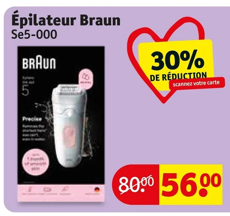 Offre: Épilateur Braun Se5-000