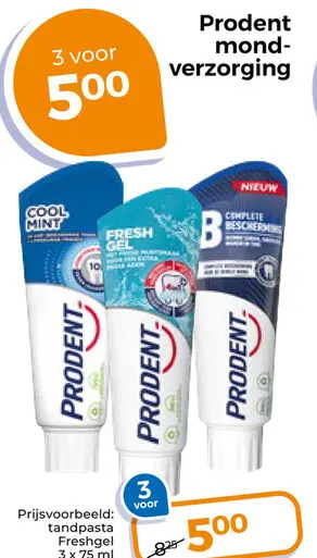 Aanbieding: tandpasta Freshgel