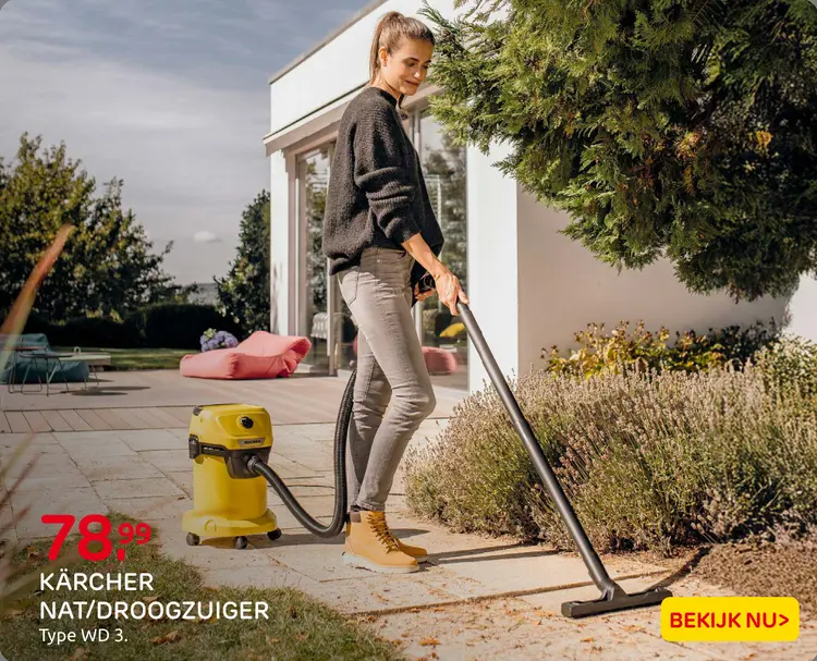 Aanbieding: NAT/DROOGZUIGER Type WD 3.