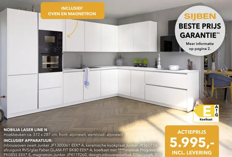 Aanbieding: NOBILIA LASER LINE N Hoekkeuken
