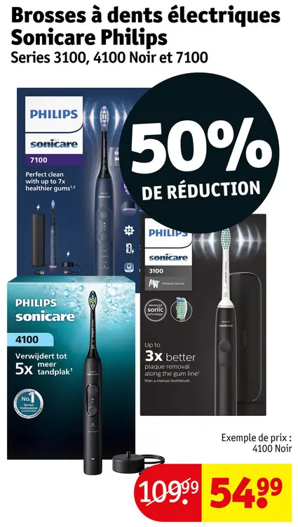 Offre: Brosses à dents électriques Sonicare