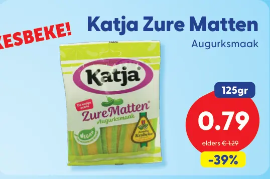 Aanbieding: Zure Matten Augurksmaak