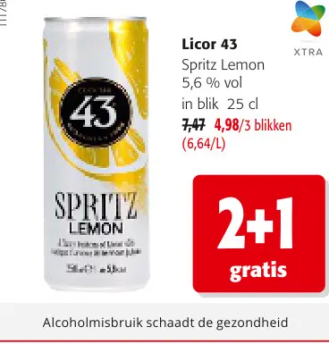 Promotie: Licor 43 Spritz Lemon