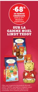 Offre: Gamme noel LINDT teddy