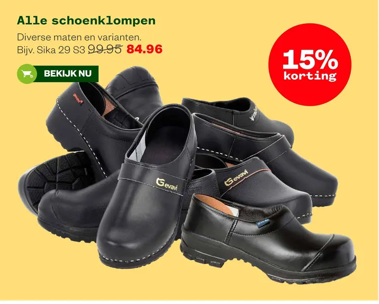 Aanbieding: Alle schoenklompen