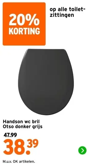 Aanbieding: Alle toiletzittingen