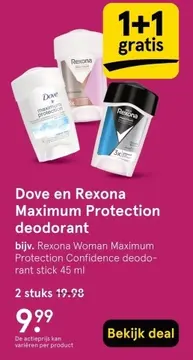 Aanbieding: Maximum Protection deodorant