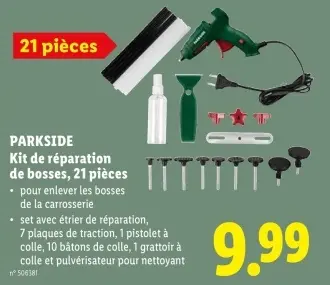 Offre: Kit de réparation de bosses