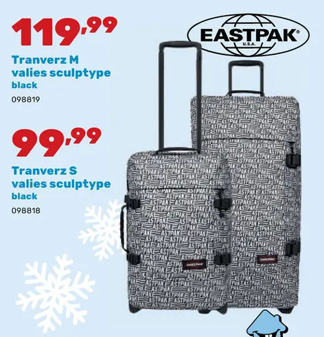 Promotie: Tranverz M valies sculptype black