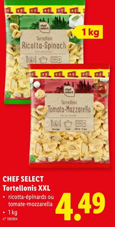 Offre: Tortellonis XXL