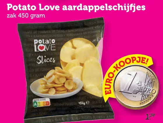 Aanbieding: aardappelschijfjes