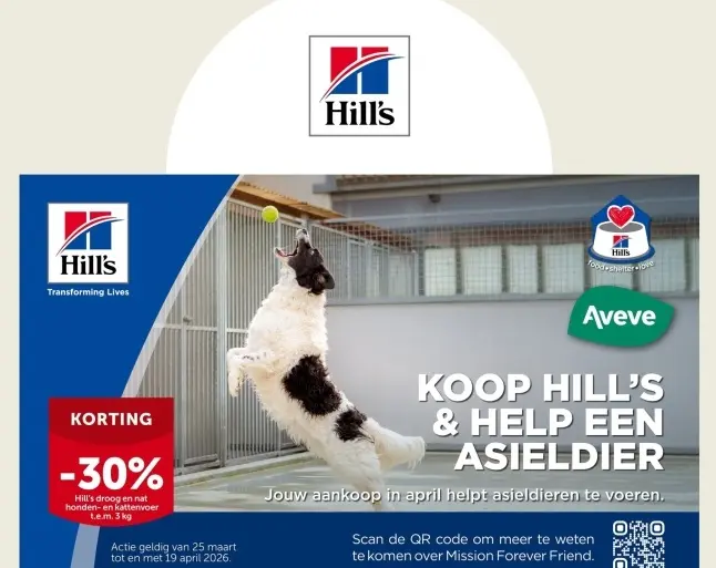 Promotie: Hill's droog en nat honden- en kattenvoer