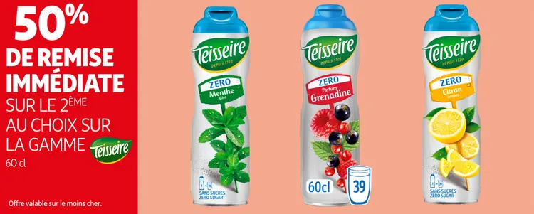 Promotie: Teisseire Zero Syrup