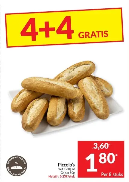 Promotie: Piccolo's
