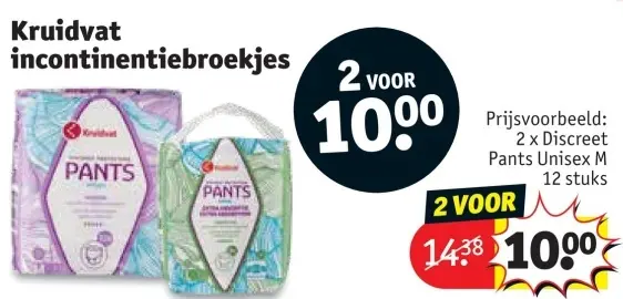 Promotie: incontinentiebroekjes