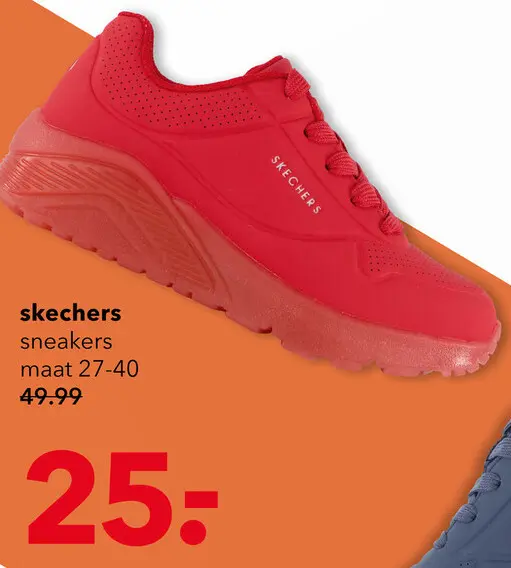 Aanbieding: Skechers Uno Ice jongens sneakers rood