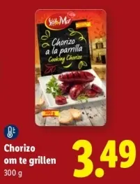Aanbieding: Chorizo om te grillen