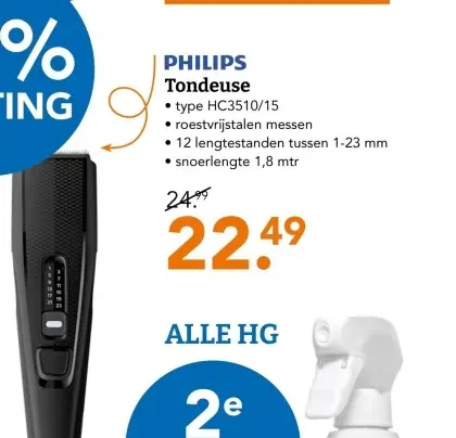 Aanbieding: Tondeuse