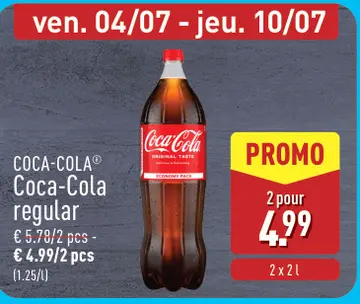 Offre: Coca-Cola regular