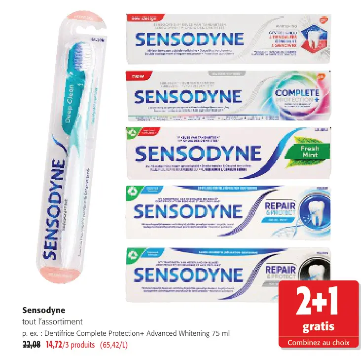 Offre: Dentifrice Complete Protection+ Advanced Whitening