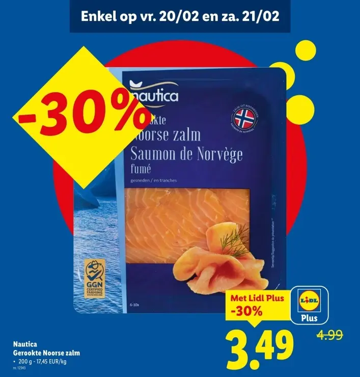 Promotie: Gerookte Noorse zalm