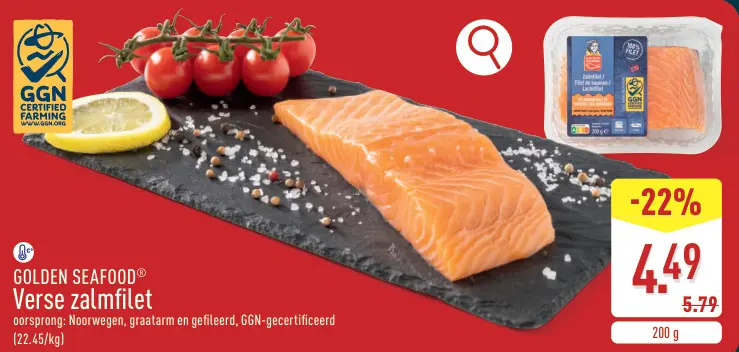 Promotie: Verse zalmfilet