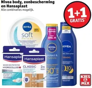 Aanbieding: Body, zonbescherming en Hansaplast